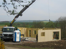 Maison BBC en construction 