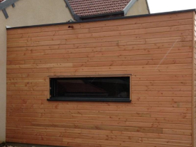 extension sur une maison de village